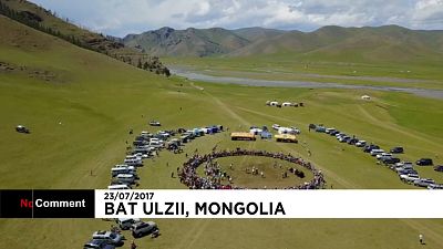 Hundred's head to Mongolia's Yak festival