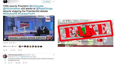 Fake news imitating foreign media reports hit Kenya elections