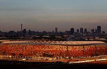 ازدحام جمعیت در بزرگترین ورزشگاه آفریقای جنوبی جان دو تن را گرفت