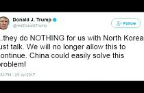 Tétlenséggel vádolja Kínát Donald Trump Észak-Korea miatt