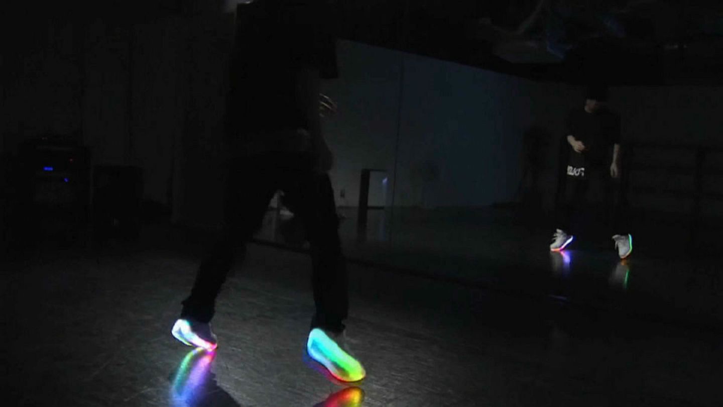 shuffle dance shoes led