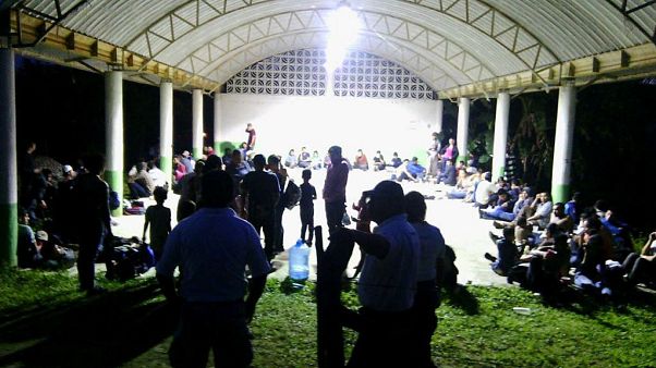Migranti abbandonati in Messico Migranti abbandonati in Messico