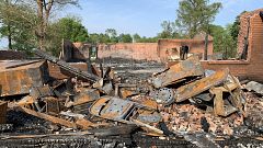 St. Mary's Church in Louisiana was the first to burn.