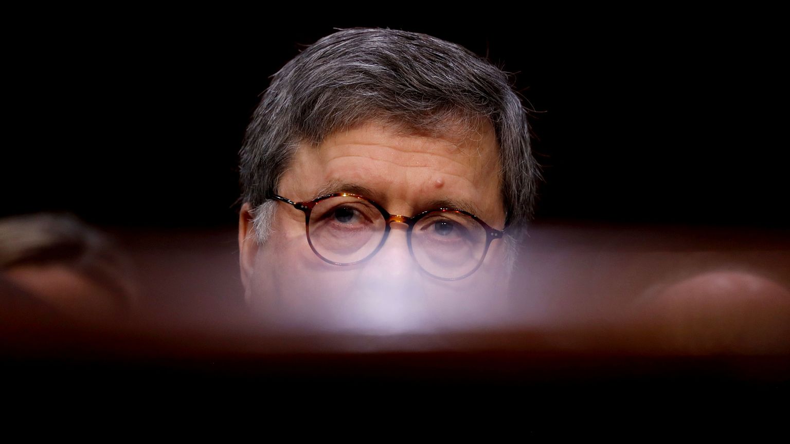 Image: William Barr testifies at his Attorney General confirmation hearing 