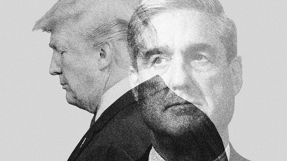 Photo illustration of Donald Trump and Robert Mueller.