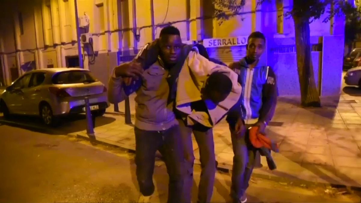 70 African migrants injured on Ceuta razor wire border fence