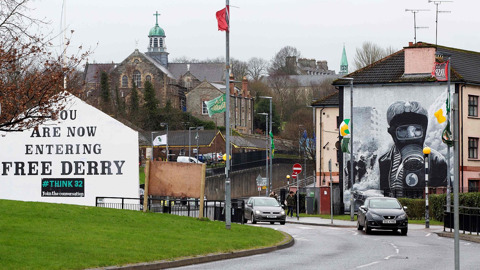 Image: The Bogside area of Derry, Northern Ireland