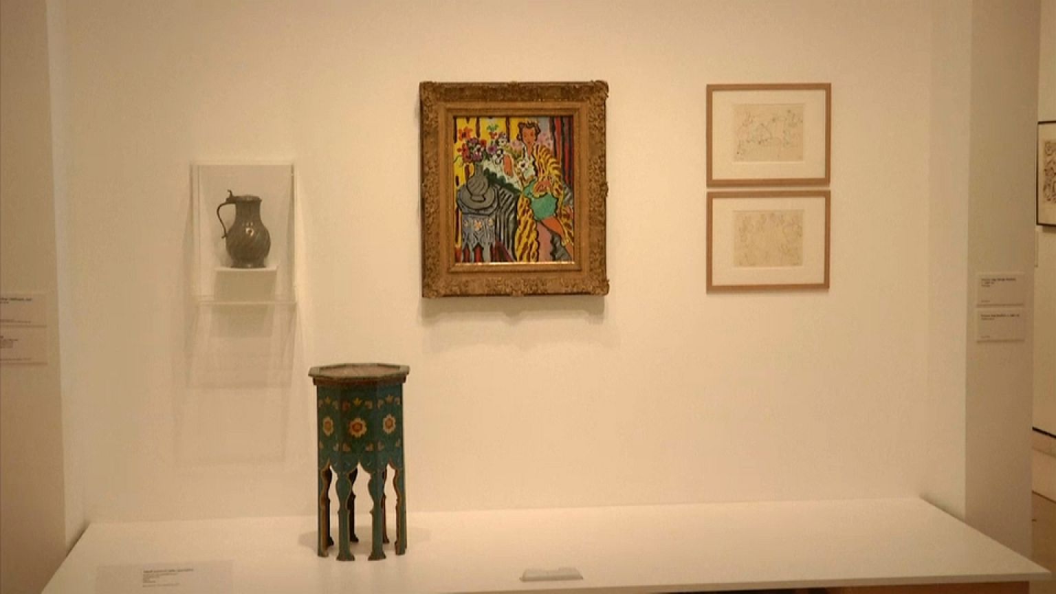 Les objets de "Matisse dans son atelier"