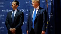 Trump 'weighed in' on son's Russia statement - White House