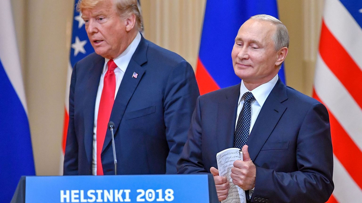 Image: President Donald Trump and Russia's President Vladimir Putin