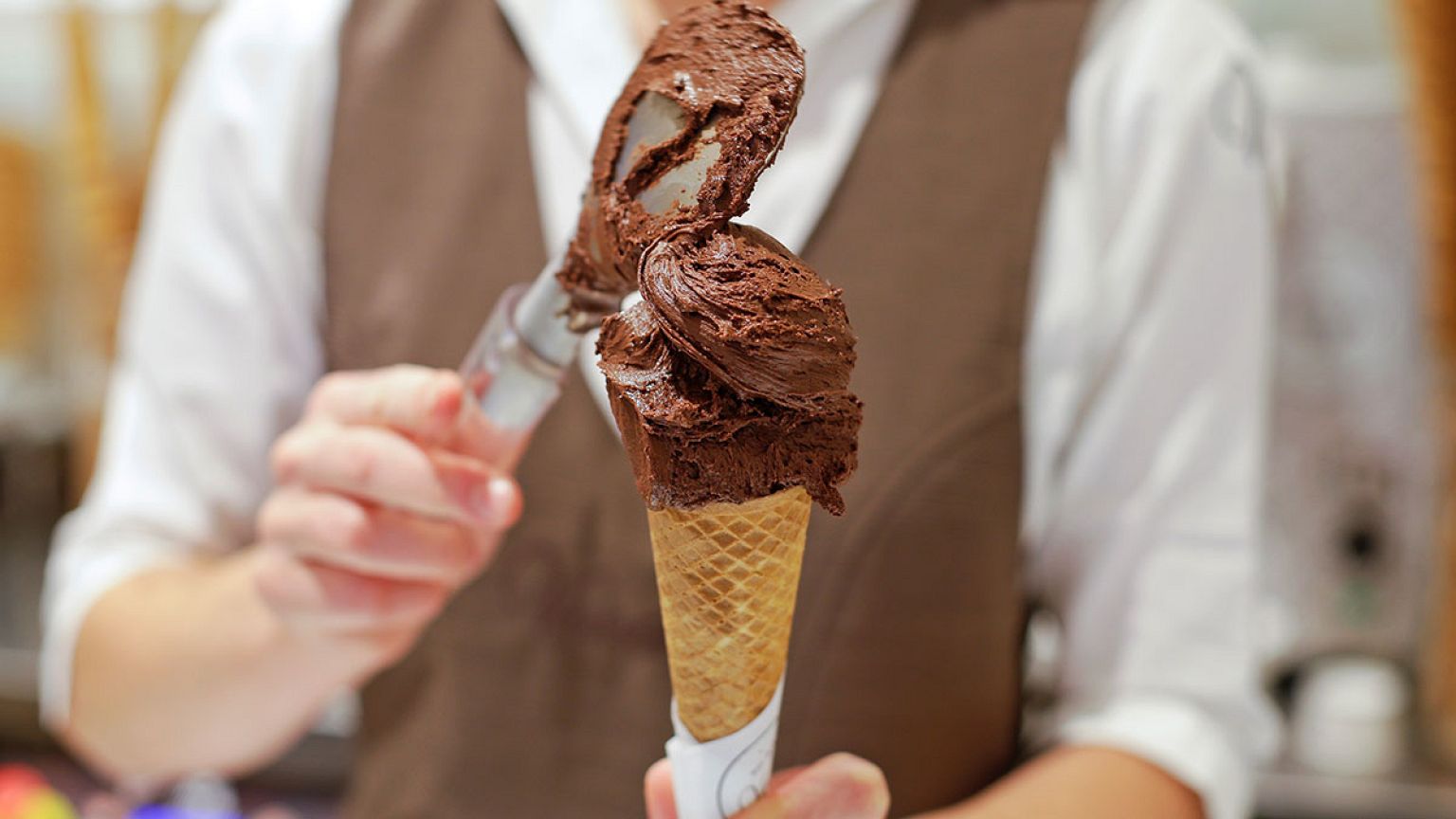 De onde vem o gelado?