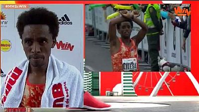 Exiled Ethiopia athlete, Feyisa Lilesa, keeps running, winning and protesting
