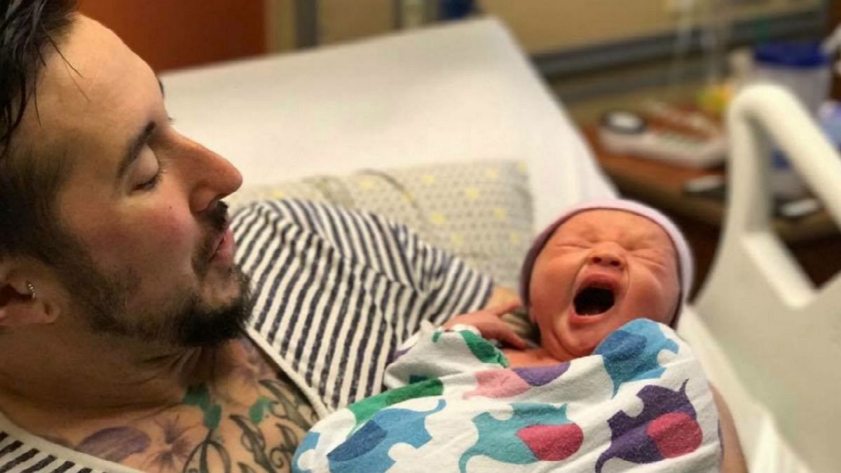 Trans man gives birth to a baby boy
