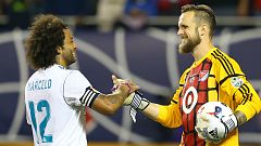 Real Madrid com triunfo modesto no adeus aos EUA