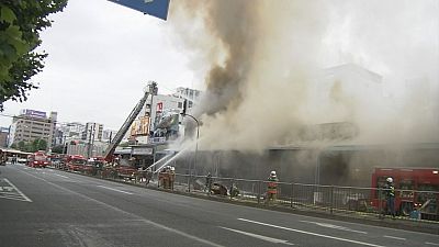 Токио: пожар на рынке Цукидзи