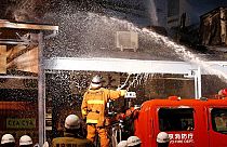 Токио: крупнейший рыбный рынок охватило пламя