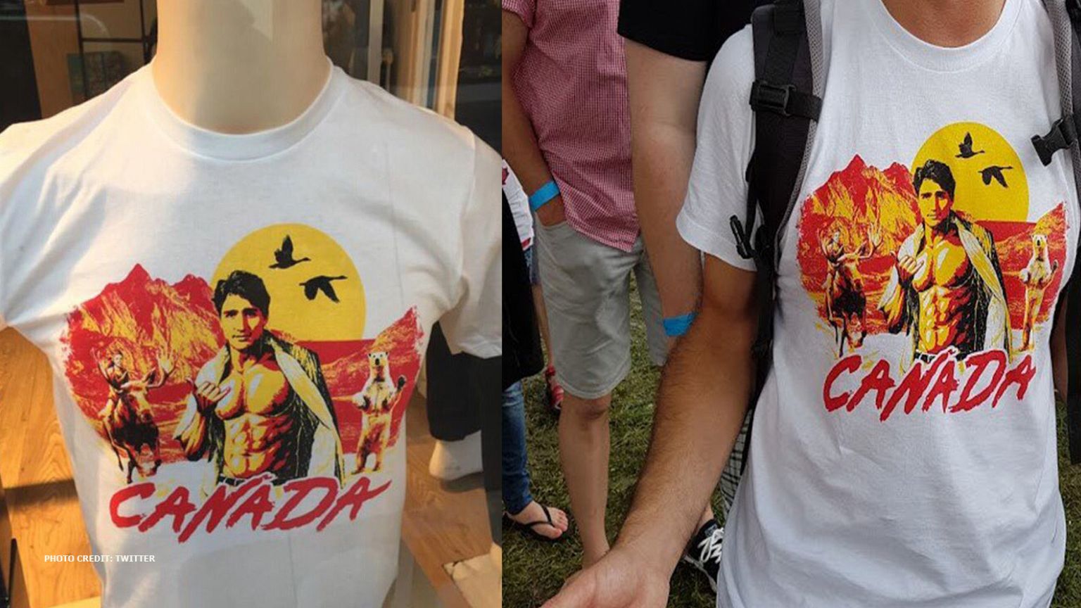 T-shirt με τον πρωθυπουργό του Καναδά χωρίς μπλούζα έγινε viral!