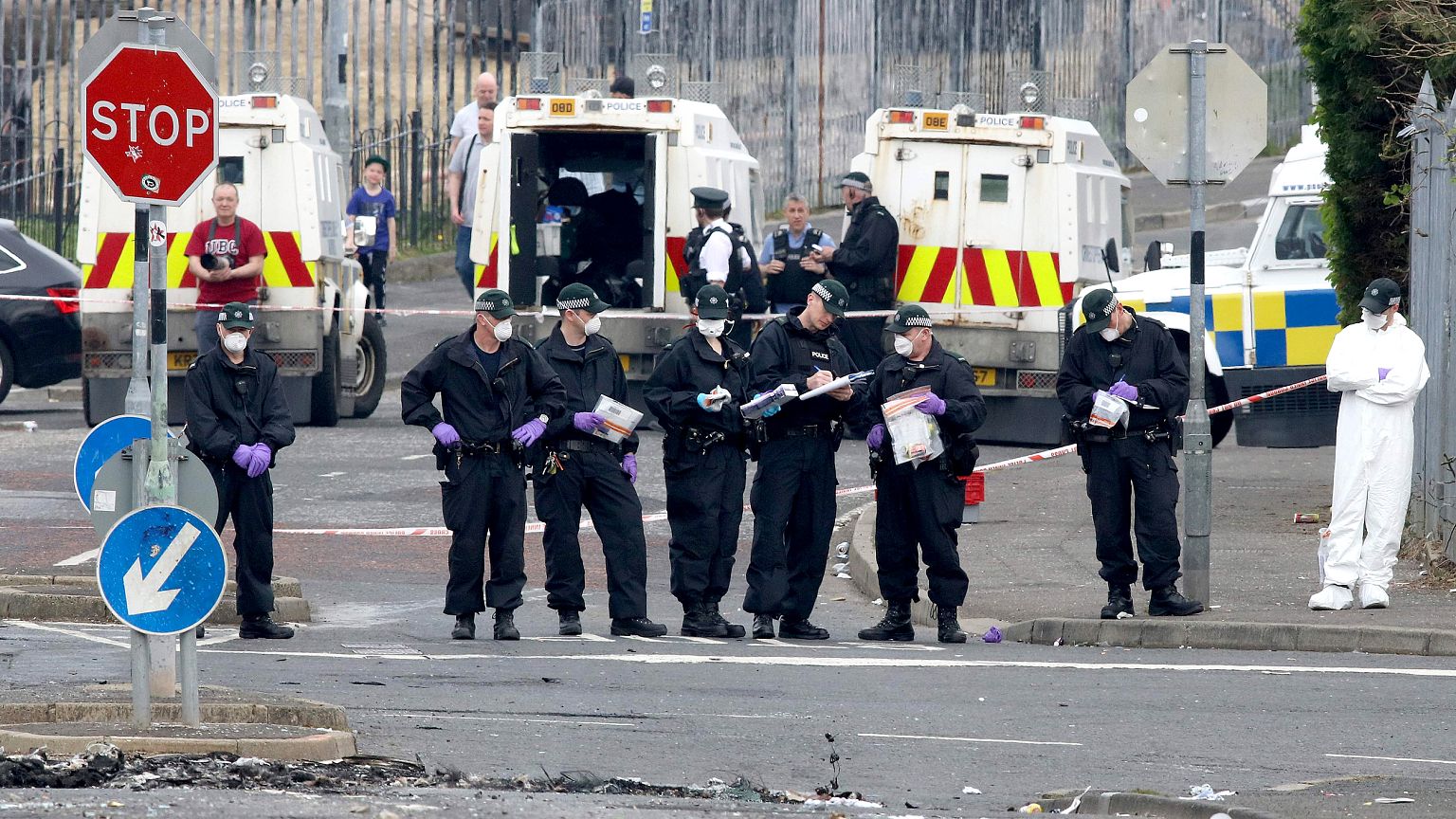 Image: BRITAIN-NIRELAND-UNREST