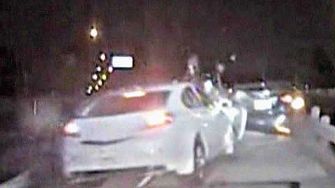 Lucky escape for police officer hit by drunk driver