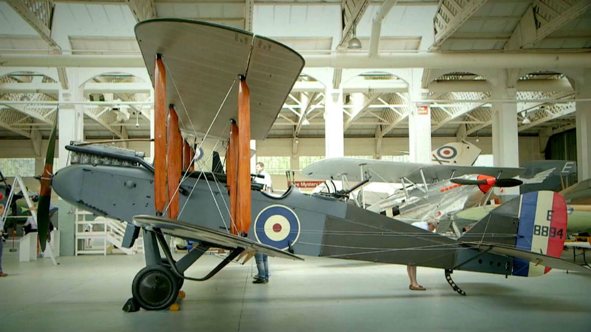 This historic WW1 plane is being lovingly restored