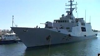 وصول سفينة حربية إيطالية إلى طرابلس
