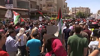 مظاهرات في الاردن للمطالبة باغلاق السفارة الاسرائيلية