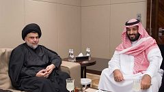 بعد زيارته إلى السعودية الصدر يدعو لدمج الحشد الشعبي بالقوات الحكومية