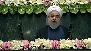 Iran: Rouhani lashes out at US as he is sworn in for second term