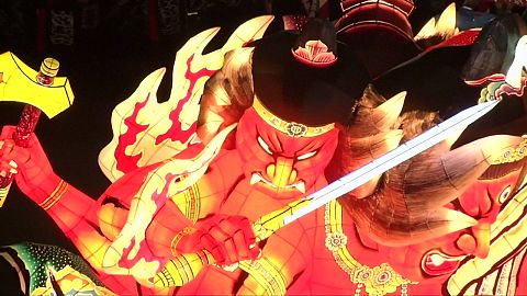 Lantern festival in Japan