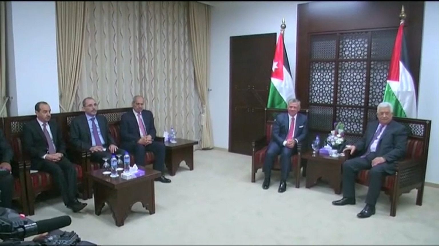 سفر پادشاه اردن به رام الله برای گفتگو با محمود عباس