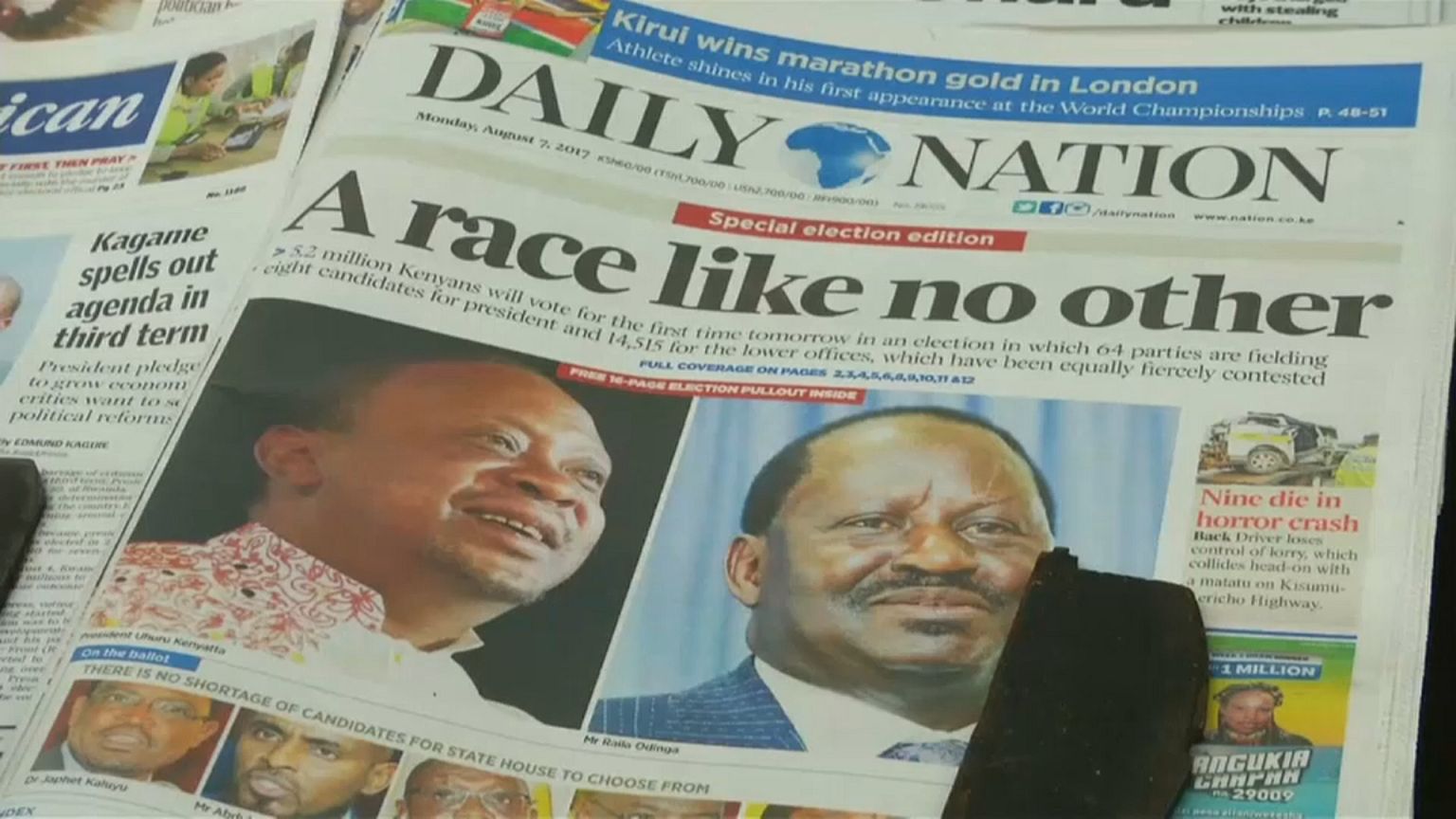 Kenya yeni devlet başkanını seçecek