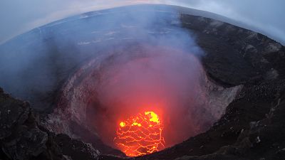 Smoke rises from Hawaii\'s Kilauea volcano on May 6, 2018.