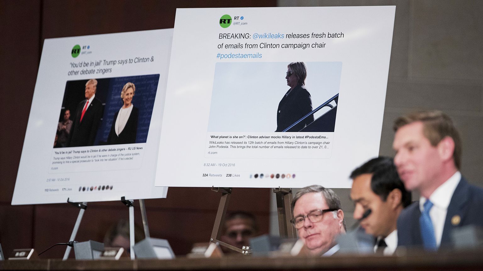 Image: Eric Swalwell, Joaquin Castro, Denny Heck