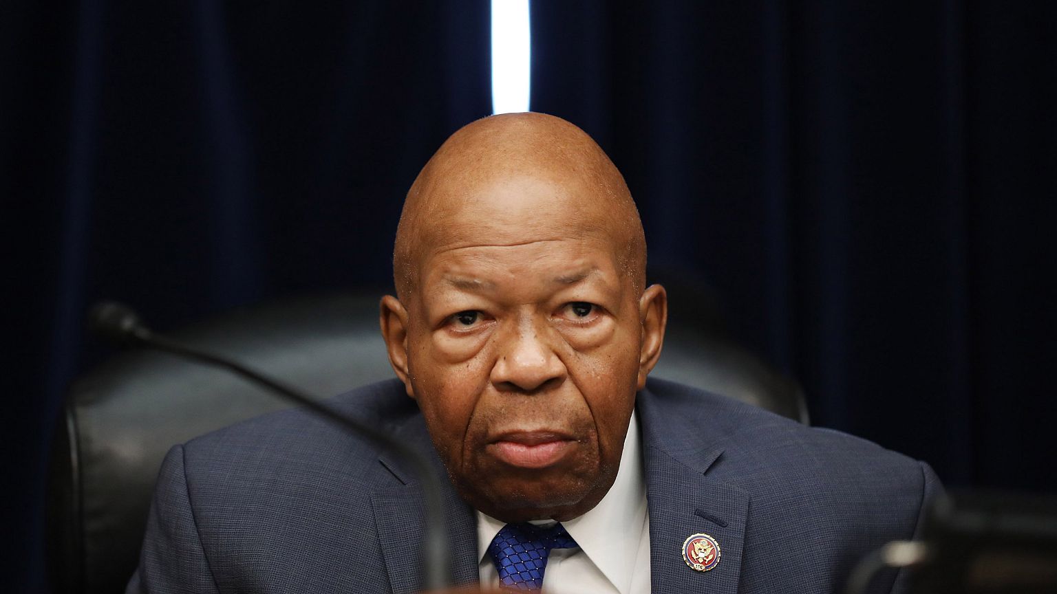 Image: Representative Elijah Cummings arrives to a hearing  in Washington