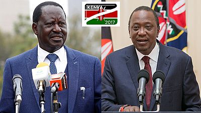 Image result for images of Raila and Uhuru