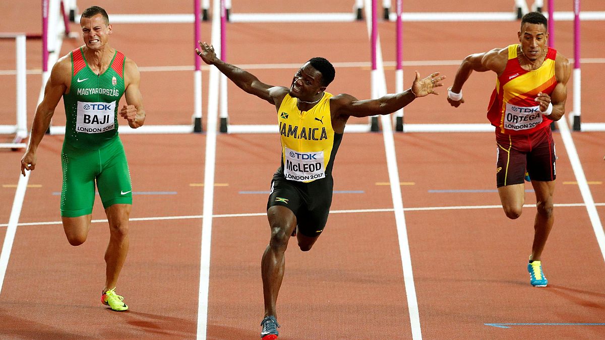 Omar McLeod dedica medalha de ouro a Usain Bolt