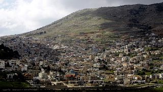 Image: The town of Majdal Shams in the Israeli-annexed Golan Heights on Mar