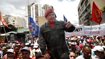 Maduro supporters march in Caracas