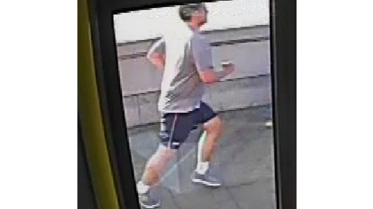 London jogger pushes woman into path of bus