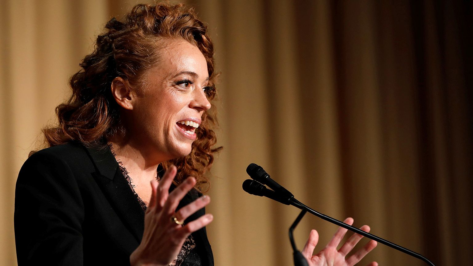 Comedian Wolf performs at the White House Correspondents' Association dinne