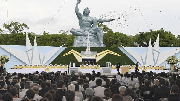 72 Jahre nach der Atombombe: Nagasaki gedenkt der Opfer 72 Jahre nach der Atombombe: Nagasaki gedenkt der Opfer