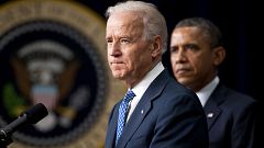 Image: Vice President Joe Biden speaks before President Barack Obama signs 