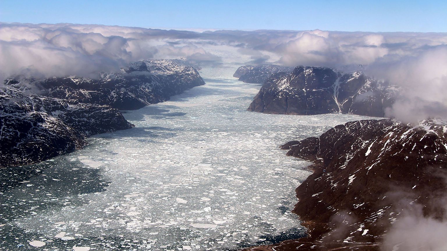 Image: TOPSHOT-GREENLAND-US-SCIENCE-FJORD