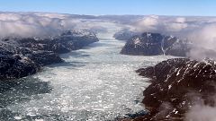 Image: TOPSHOT-GREENLAND-US-SCIENCE-FJORD