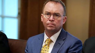 Image: Acting White House Chief of Staff Mick Mulvaney attends a meeting in