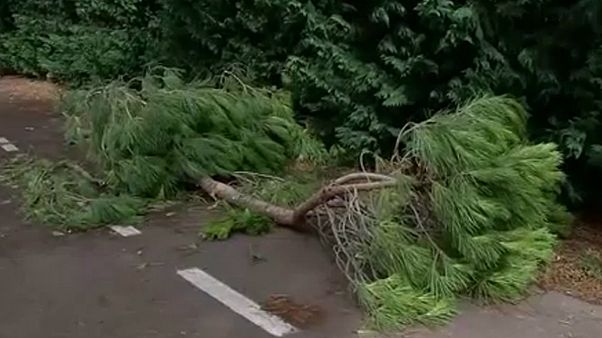 Fuerte temporal en el norte de Italia Fuerte temporal en el norte de Italia