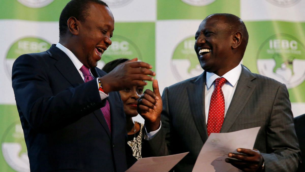 Uhuru Kenyatta re-elected as Kenya's president