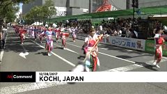 Bunt, energievoll, japanisch: Tanzfestival in Kochi
