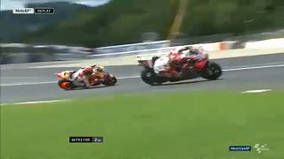Dovizioso holds off Marquez to win Austrian MotoGP