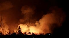 Waldbrand bei Athen: Kampf gegen die Flammen